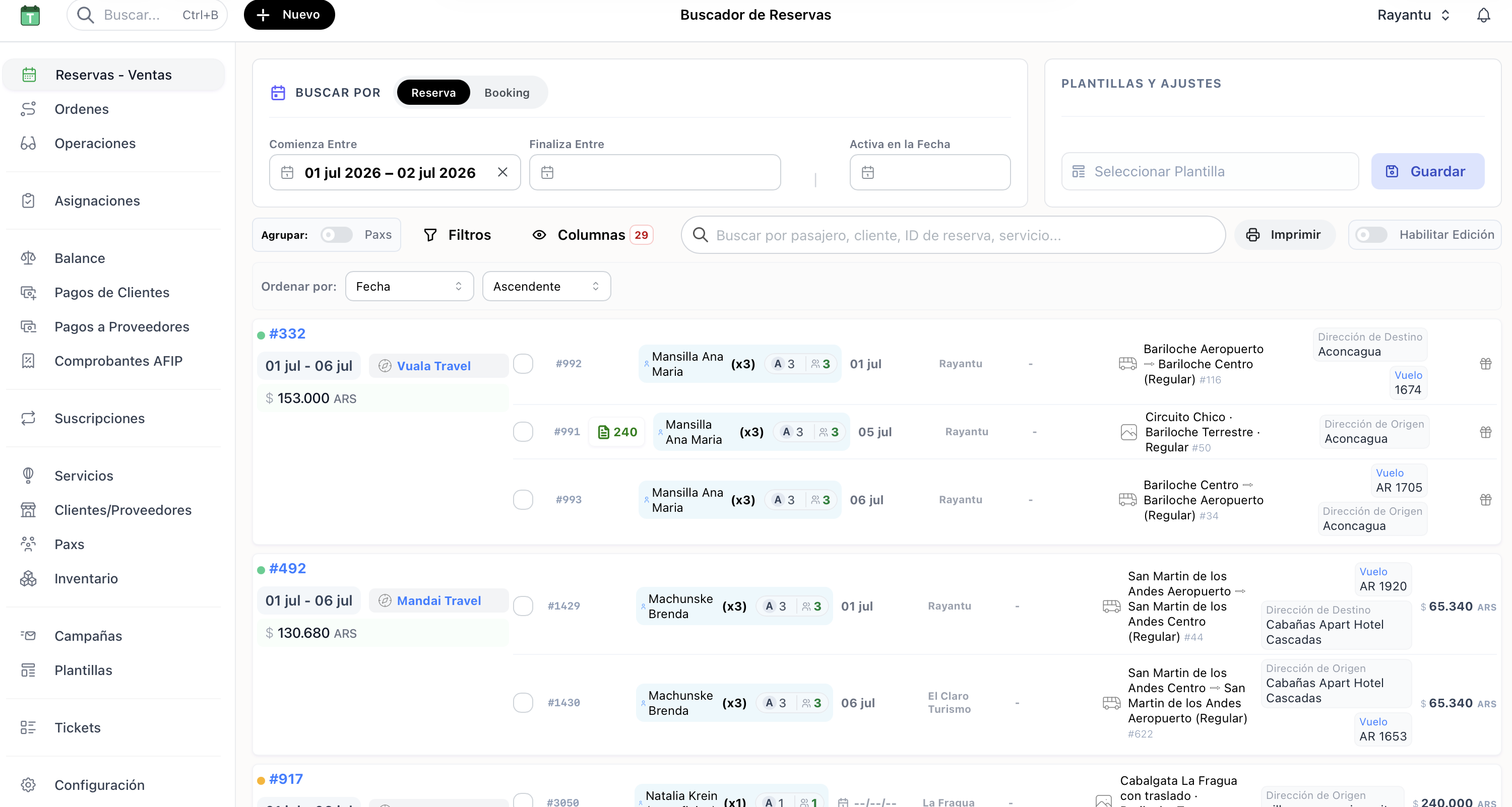 Reservations Hub