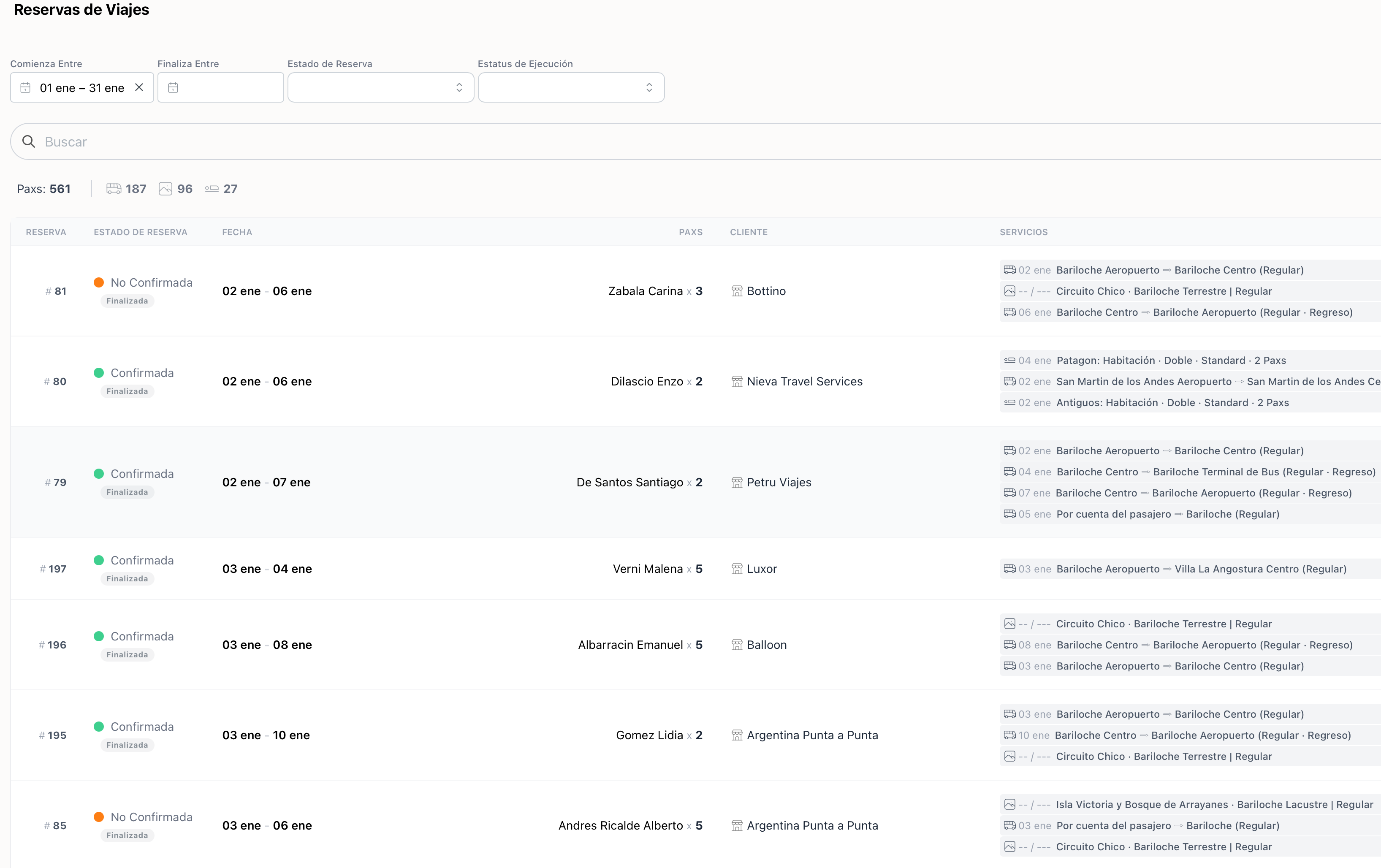 Streamlined Reservations